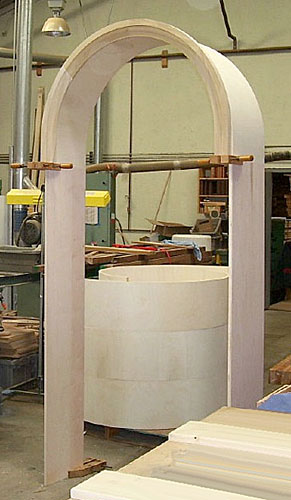 Wide Door Jam with Partial Assembled Arch-Weiland Industries